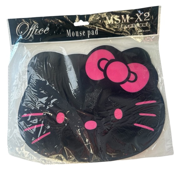 Other - Hello Kitty Black Pink Office Desk Laptop Mouse Pad